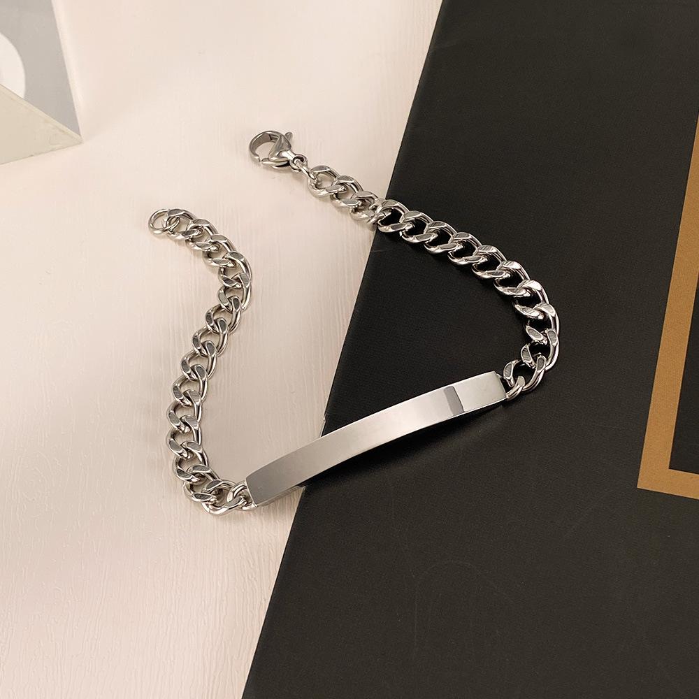 City Fashion 2pcs His and Hers Couple Bracelets Set,Adjustable,Forever & Always Love Matching Bracelet Link Jewelry Set,Valentine's Day,Couple Version