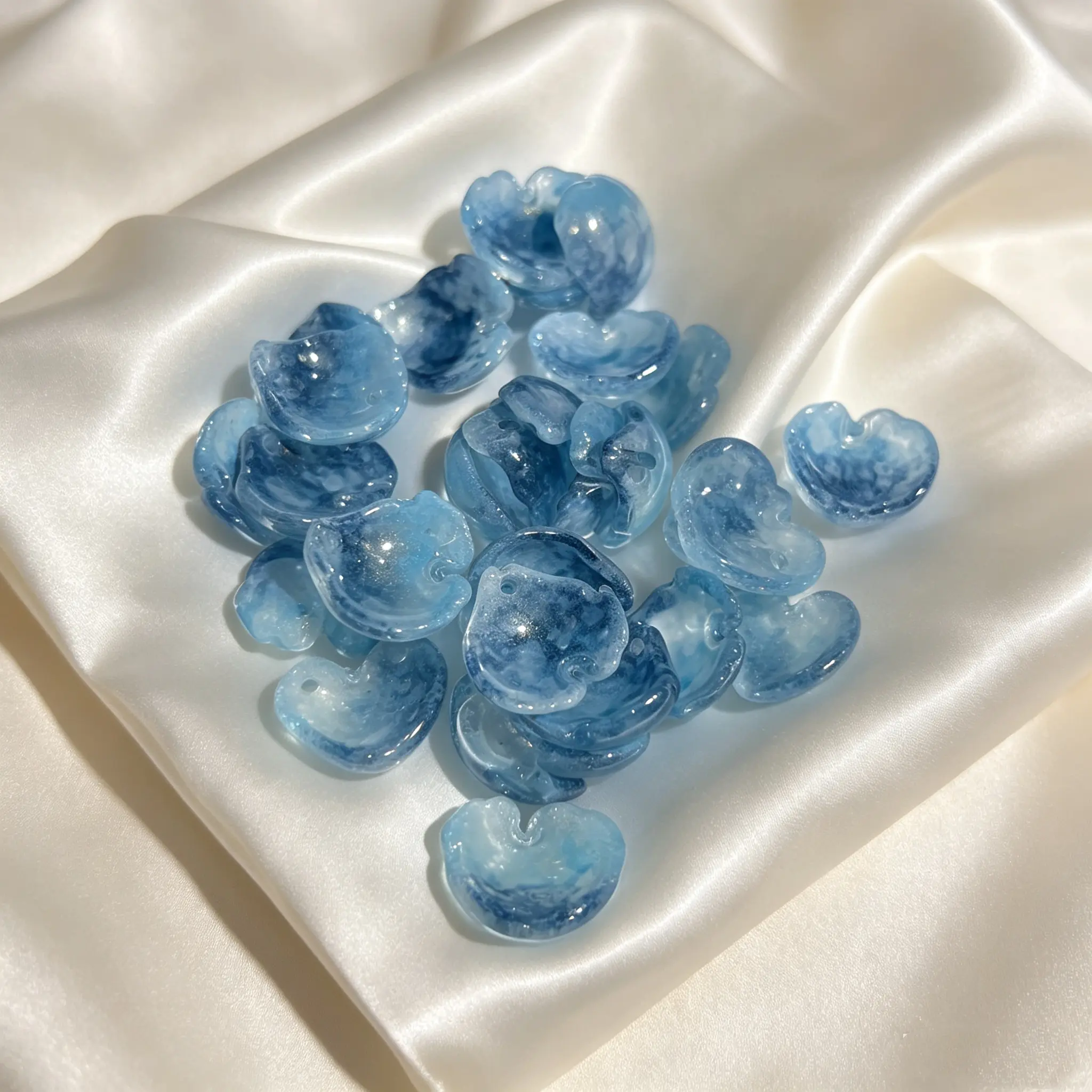glass peony petals glass peony petals