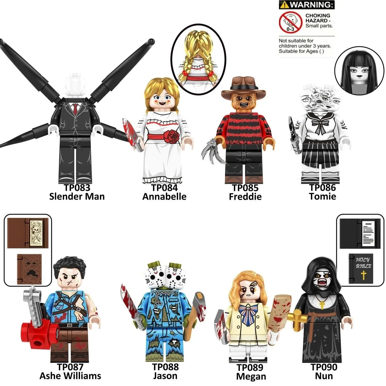 Halloween Building Blocks Figures, Educational Toy for Kids, Creative Playset, Perfect Gift for Children, Fun Learning Experience