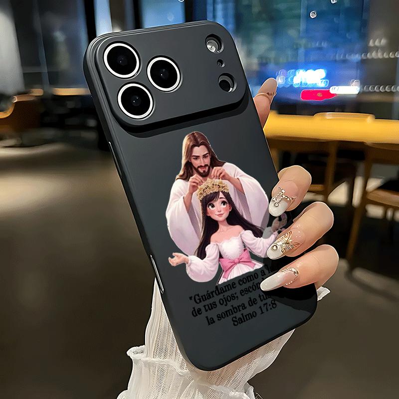 Divine Crown Blessing Soft&Flexible TPU Silicone Phone Case For iPhone 17 Pro Max AIR 16 15 14 13mini 12 11 Plus XR XSMAX Cases For Samsung Galaxy S26 Ultra S25 Edge S24 S23 S22 Plus  Durable|Shockproof|Full Camera Protection