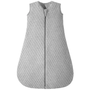 Baby Sleep Sack 0-6 Months TOG 2.5 Winter Baby Wearable Blanket, 100% Organic Cotton Infant Sleeping Sack 2-Way Zipper Warm Quilted Sleep Sack