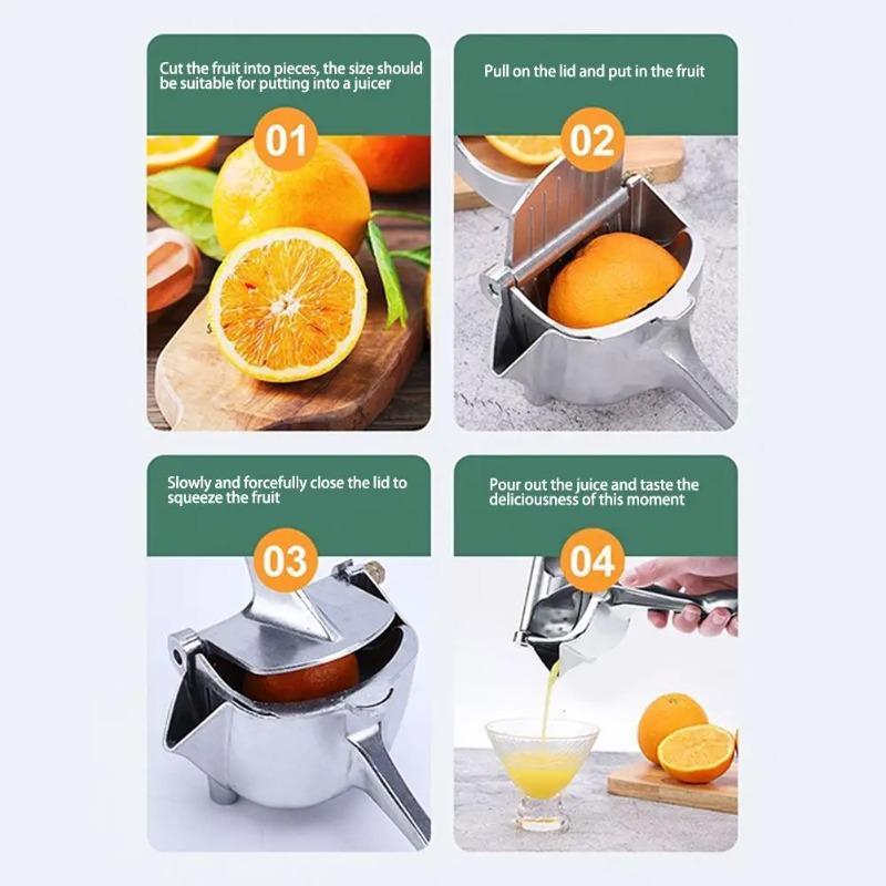 1PC Manual Fruit Juicer Squeezer - Lemon Citrus Press, Kitchen Tool with High Juice Yield, Easy to Use, Christmas Supplies