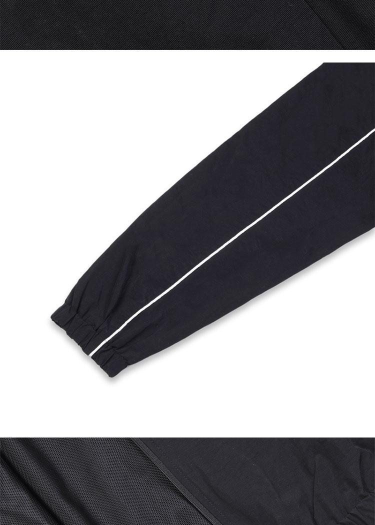 Jinx Team Black Jacket Unisex Windbreaker Sports Coat Men Women Loose Track Activewear Long Sleeve Top Embroidery Y2k Outerwears