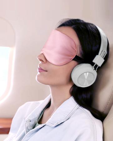 BY-A105 Luxury 100% Mulberry Silk Sleep Mask for Women | Adjustable Blackout Eye Mask with No Pressure Design | Soft Breathable Organic Silk Fabric | Perfect Travel Essentials & Gift (Pink) BY-A105 Luxury 100% Mulberry Silk Sleep Mask for Women | Adjustable Blackout Eye Mask with No Pressure Design | Soft Breathable Organic Silk Fabric | Perfect Travel Essentials & Gift (Pink)