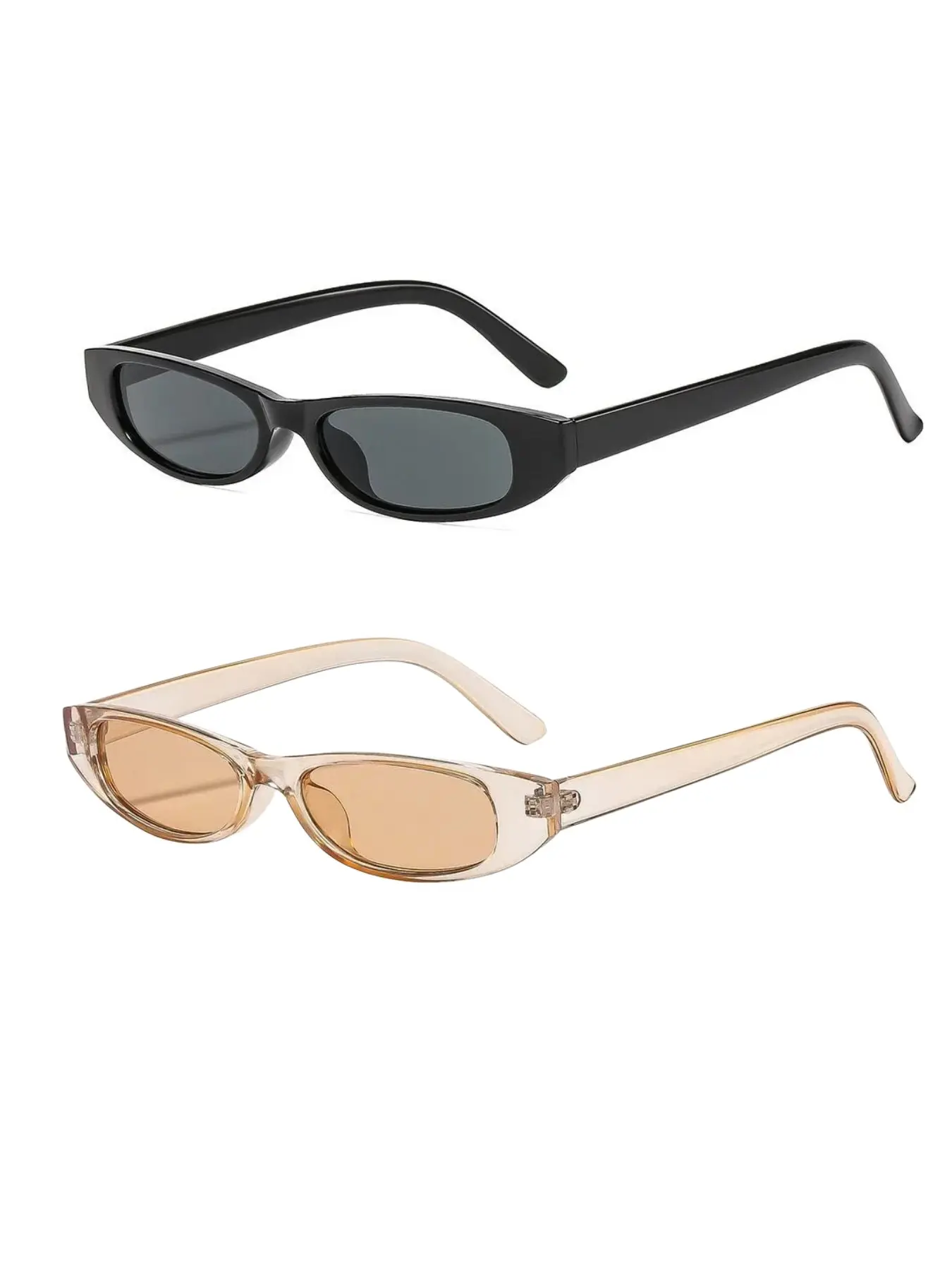 Vintage Small Frame Sunglasses for Men and Women, Trendy Y2K Candy Color Shades, Fashion Streetwear UV Protection Eyewear, blue light glasses students
