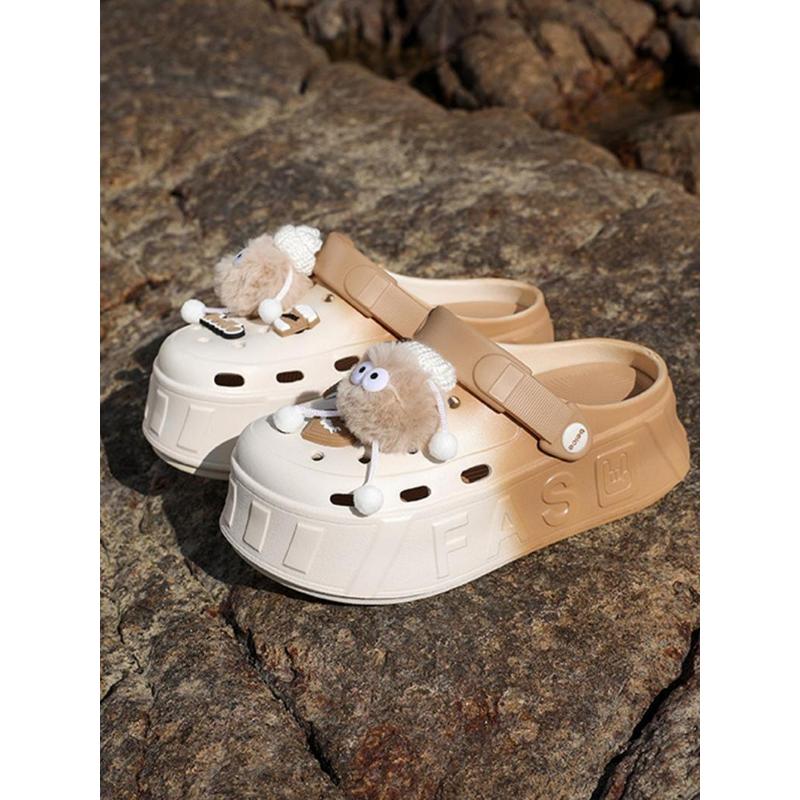 (New)Women's Cute Cartoon Design Clogs, Casual Comfortable Breathable Non-slip Clogs, Fashionable Shoes for Indoor & Outdoor Wear