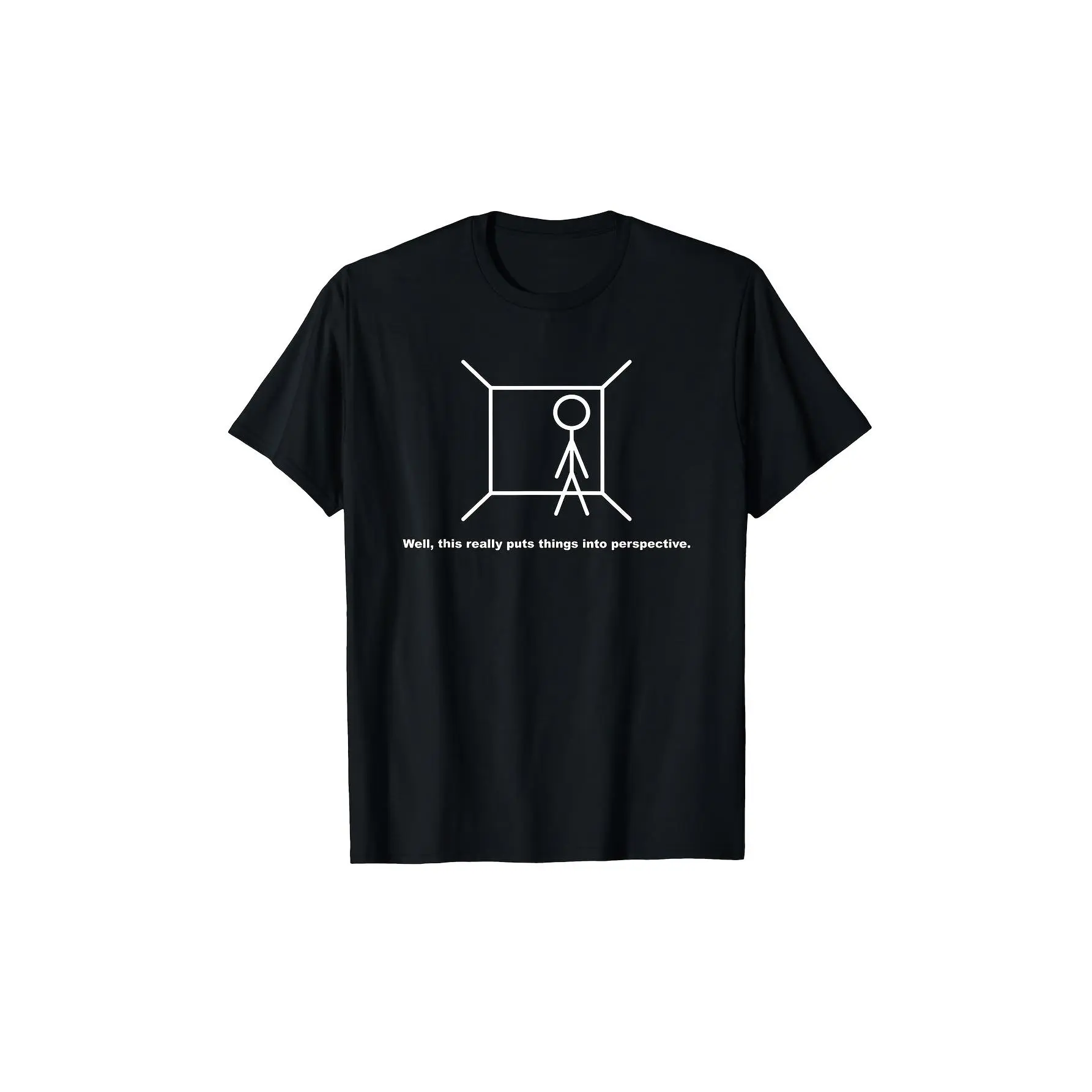 A Humorous Stick Figure Graphic Shirt That Embodies a Sarcastic Dad Joke Vibe. Made from 220G Pure Fabric, It Features a Soft And Comfy Round Neck, Perfect for Any Season. It'S Machine Washable And Comes in Sizes S to X. This Men'S Short-Sleeved Spo