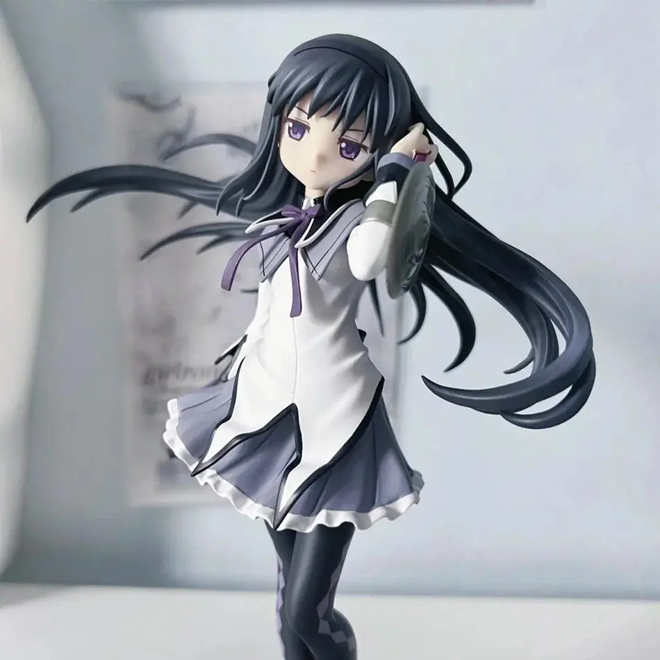 18CM Puella Magi Madoka Magica Aniem Figure Akemi Homura Magic Girl PVC Anime Action Figures Model Anime Cartoon Model Toy Gift