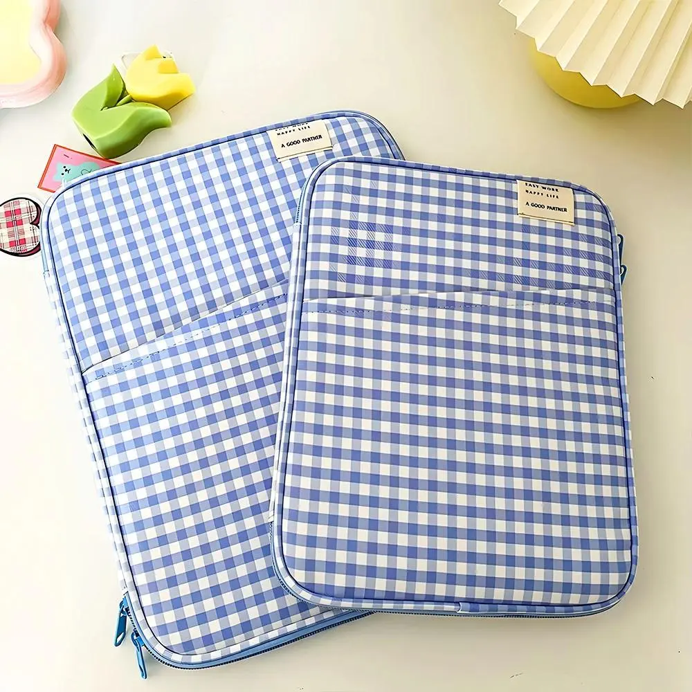 Kawaii Tablet Sleeve Bag 7.9-12.9 inch Handbag Case For iPad Pro Samsung Xiaomi Sleeve Bag Cover Shockproof Pouch Multi Pockets
