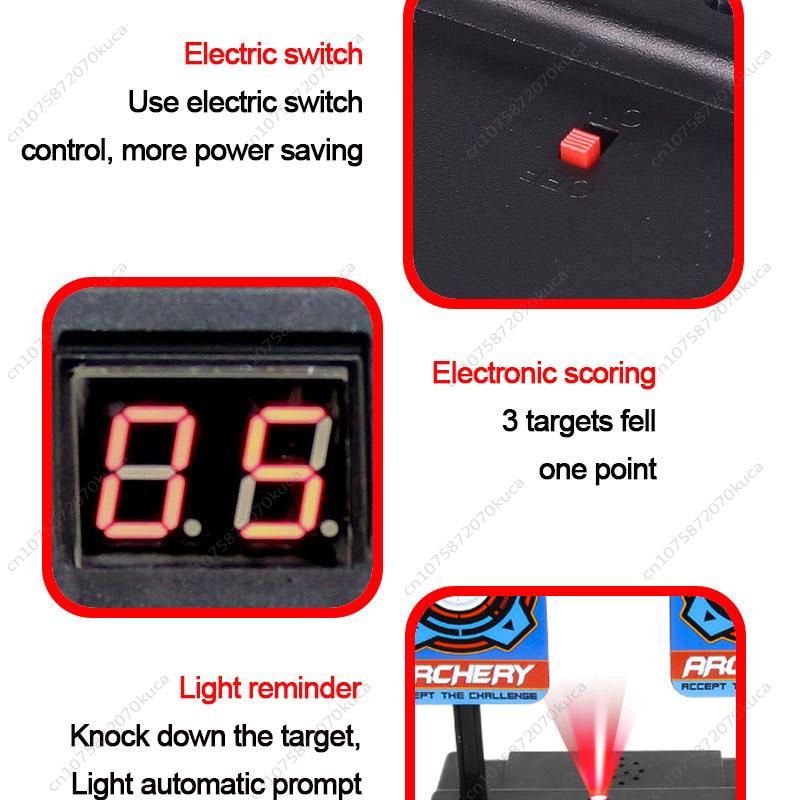 Electronic Scoring Target Electric Dart Target Mobile Automatic Return Soft Bullet Gun Outdoor Practice Shooting Battle gel balls