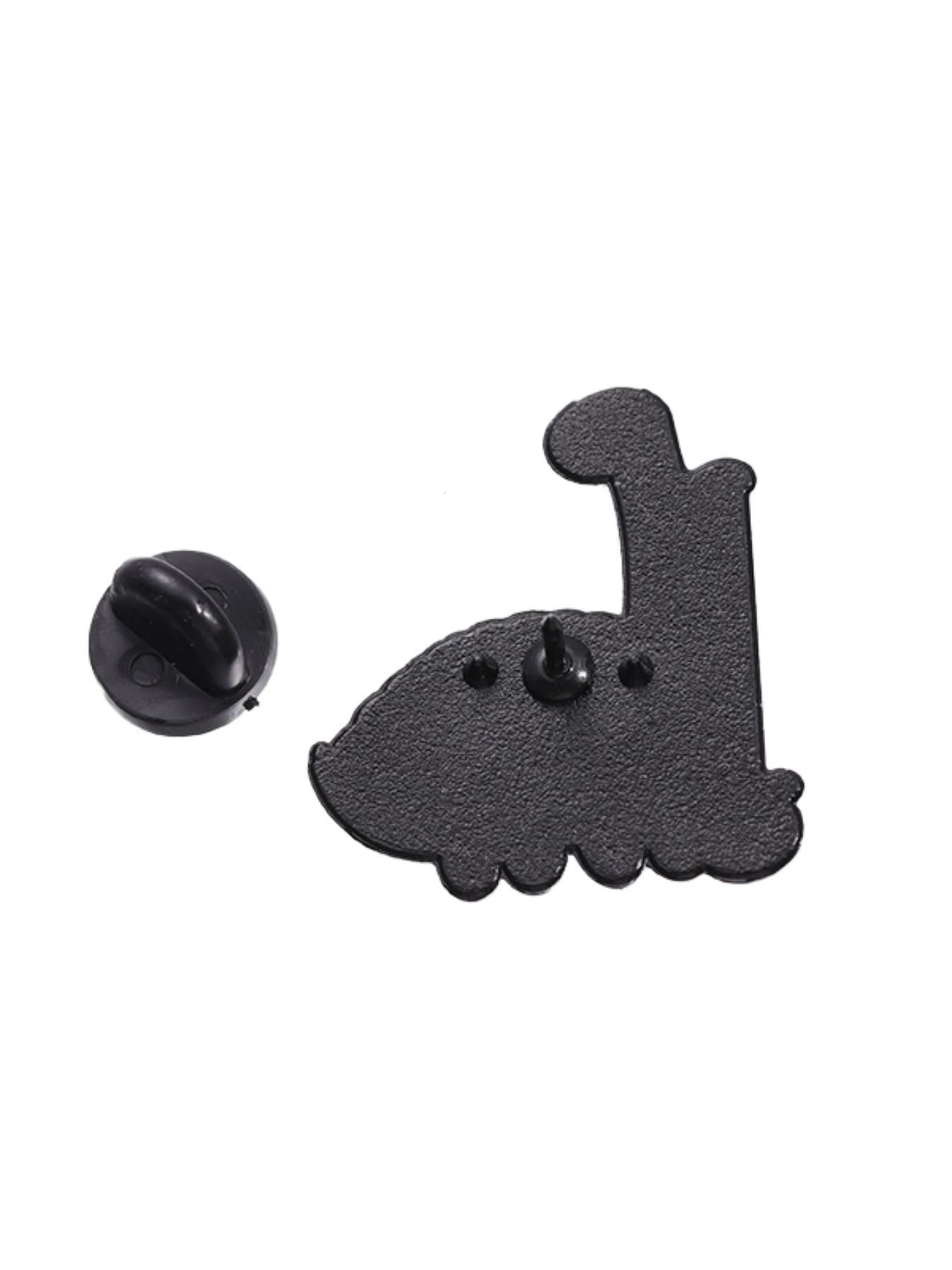 Cute Cartoon Dinosaur Design Brooch Clip, Fashion Letter Sprint Brooch for Party, Daily Clothing Decor, Trendy All-match & Exquisite Brooch for Birthday Gift, Men Accessories, Alloy Brooch Pin