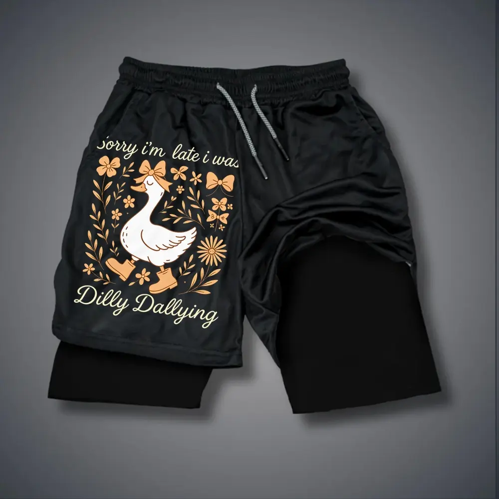 Double-Layer Sports Shorts Graphic Shorts Black Shorts Camo Shorts Streetwear Shorts Men Outfits Men Short Shorts Vacation Outfits Shorts