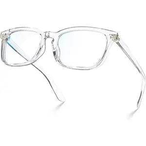 Blue blackout glasses square, anti computer glare, suitable for men's and women's gaming Montana