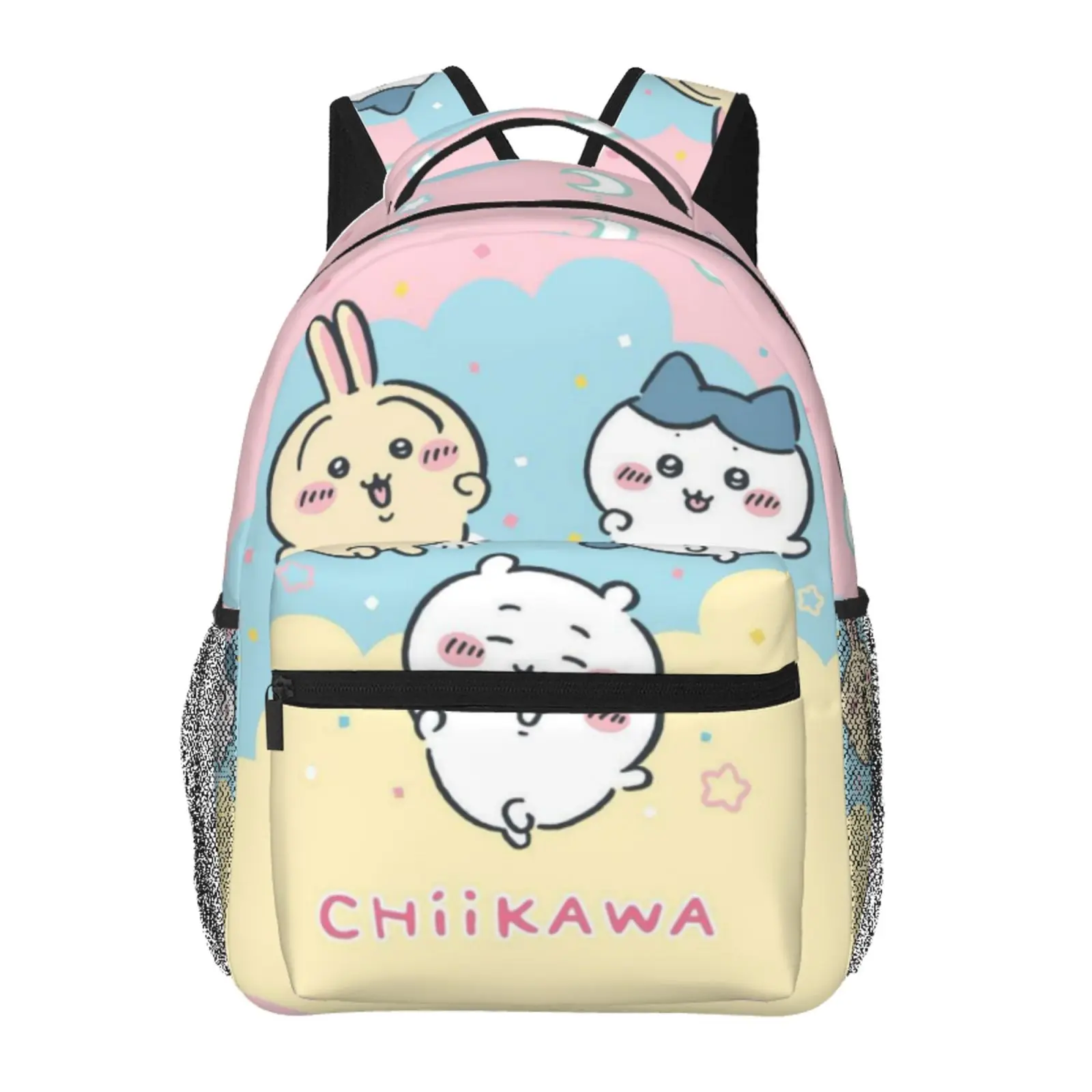 Anime Chikawa Backpack, School bag Cute Girls Boys Teens Backpacks Kawaii Kids Lightweight backpack with adjustable straps Bookbag with office Travel, School, College, Work