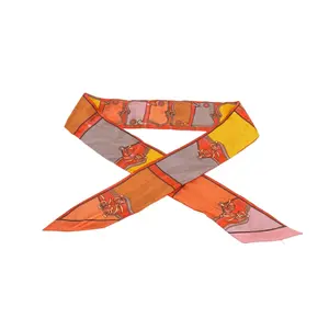 Pre-owned HERMES Twilly Scarf for Bag StrapsP226359196