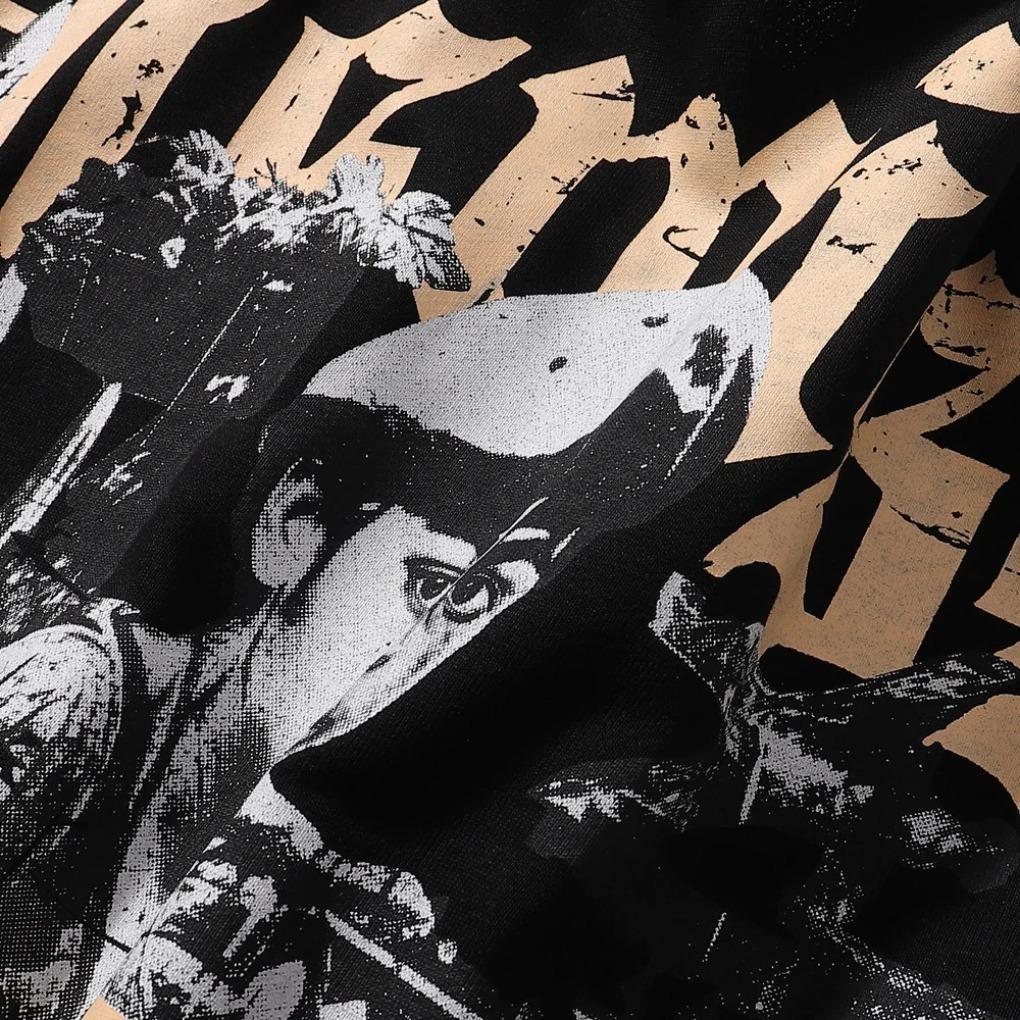 Rhinestone Logo Bling graffiti letter print T Shirt Men Women Grey wash loose casual Tees Fashion Harajuku Shinning Diamond Tops