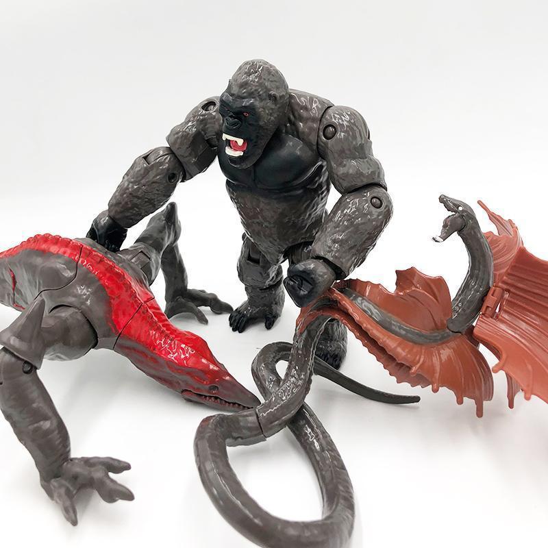 Movie Skull Island Warbat Skullcrawler Movable Model Toy Monster King Kong Vs Godzilla Toys PVC Children’s Gifts KingKong 16CM Movie Skull Island Warbat Skullcrawler Movable Model Toy Monster King Kong Vs Godzilla Toys PVC Children’s Gifts KingKong 16CM
