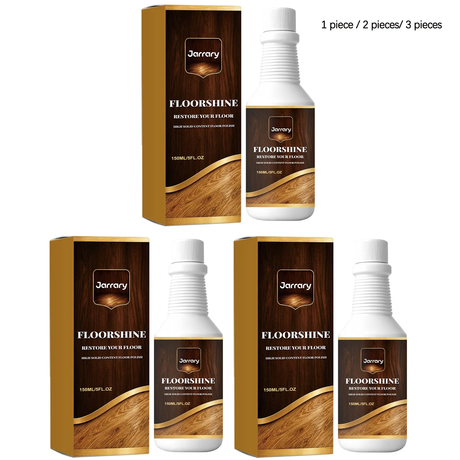 Floor Care Agent 150ML, Gentle Fresh, Removes Surface Stains, Cleans Brightly, Suitable for Wooden Floor, Tile, Marble, Anti-Slip