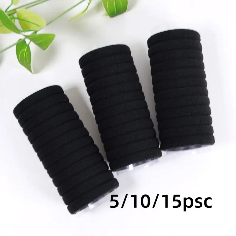 5/10/15pcs Large 5cm Hair Ties, Ponytail Holders for Women, Thick High Elasticity Rubber Bands, Durable and Comfortable Hairstyling Accessories, Hair Accessory