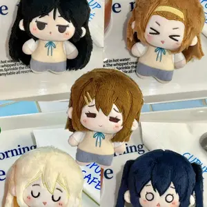 2026 hot item Hirasawa Yui Tainaka Ritsu Akiyama Mio Nakano Aoi 10cm Cute Plush Doll Print Starfish Body Backpack Pendan Toys Dango Xmas Gift