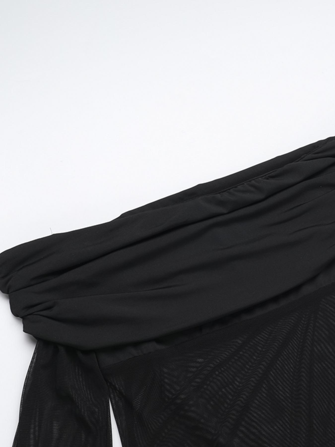 Women's Solid Color Long Sleeve Jumpsuit, Elegant Fashion Casual Jumpsuit for Party Club Dating Wear, Ladies Clothes for Summer Spring