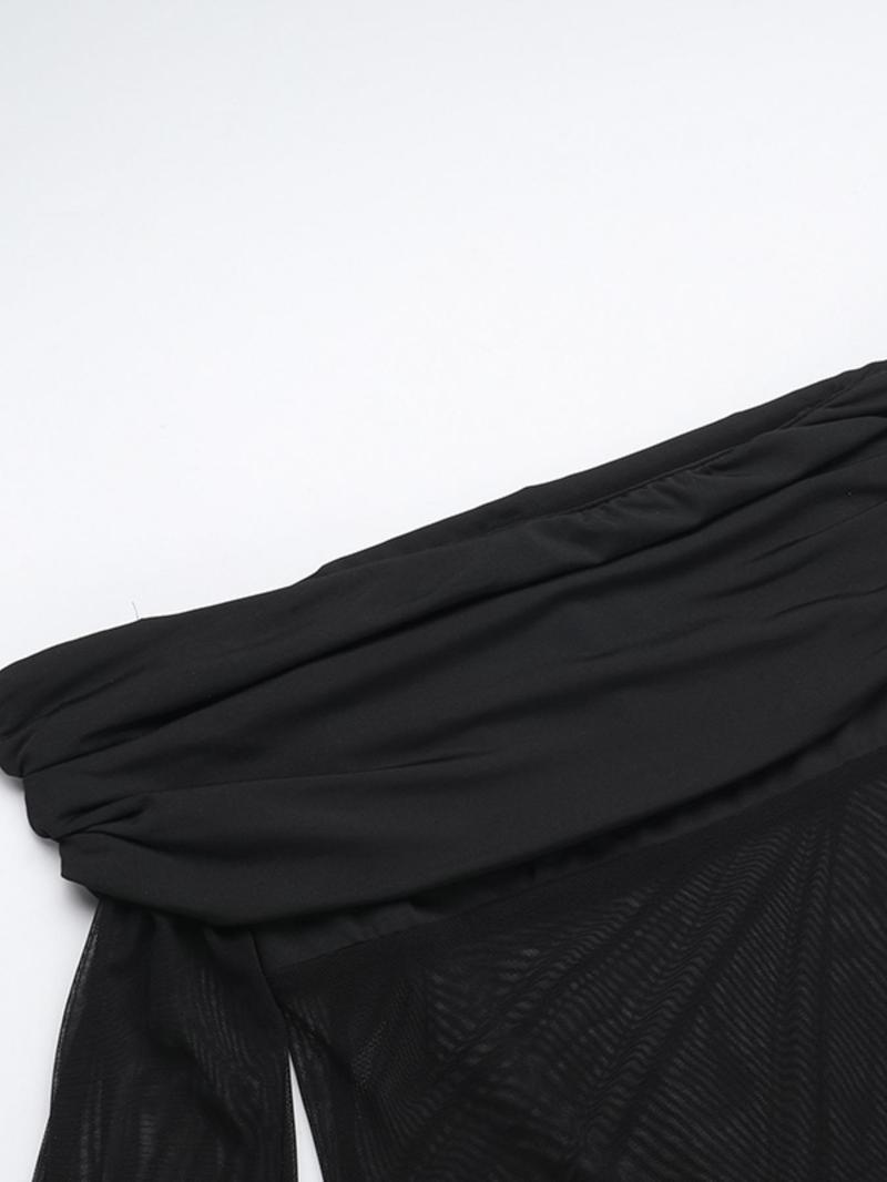 Women's Solid Color Long Sleeve Jumpsuit, Elegant Fashion Casual Jumpsuit for Party Club Dating Wear, Ladies Clothes for Summer