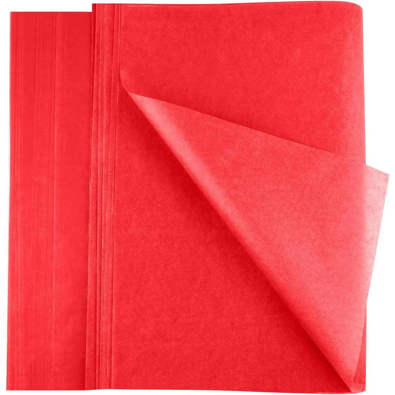 100 Sheets Red Christmas Tissue Paper -  Wrapping Paper for Xmas Presents, Crafts (14 x 20 Inch)