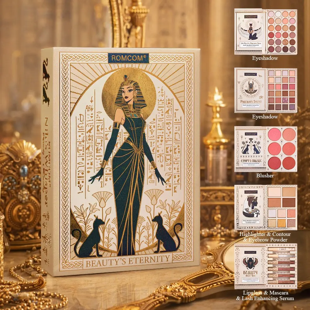 2026 New Book-Style Makeup Palette, Long-Lasting High Pigmentation, Multi-Color Cosmetic Set, Portable Makeup Tool, Fashionable Design, Makeup Gift Sets
