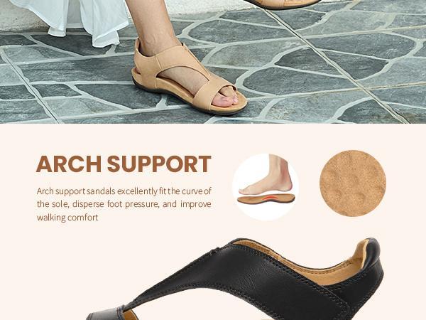 Orthopedic Sandals for Women Comfortable Beach Orthotic Sandals with Arch Support Orthopedic Sandals for Women Comfortable Beach Orthotic Sandals with Arch Support