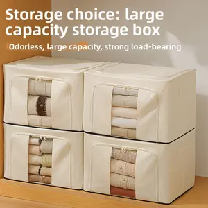 Lazy Corner Clothes Storage Box, Wardrobe Organizer, Fabric Storage Box for Clothes, Seasonal Quilt, Clothes, Shoes Storage Bag, Large Capacity, High Quality, New Popular Model