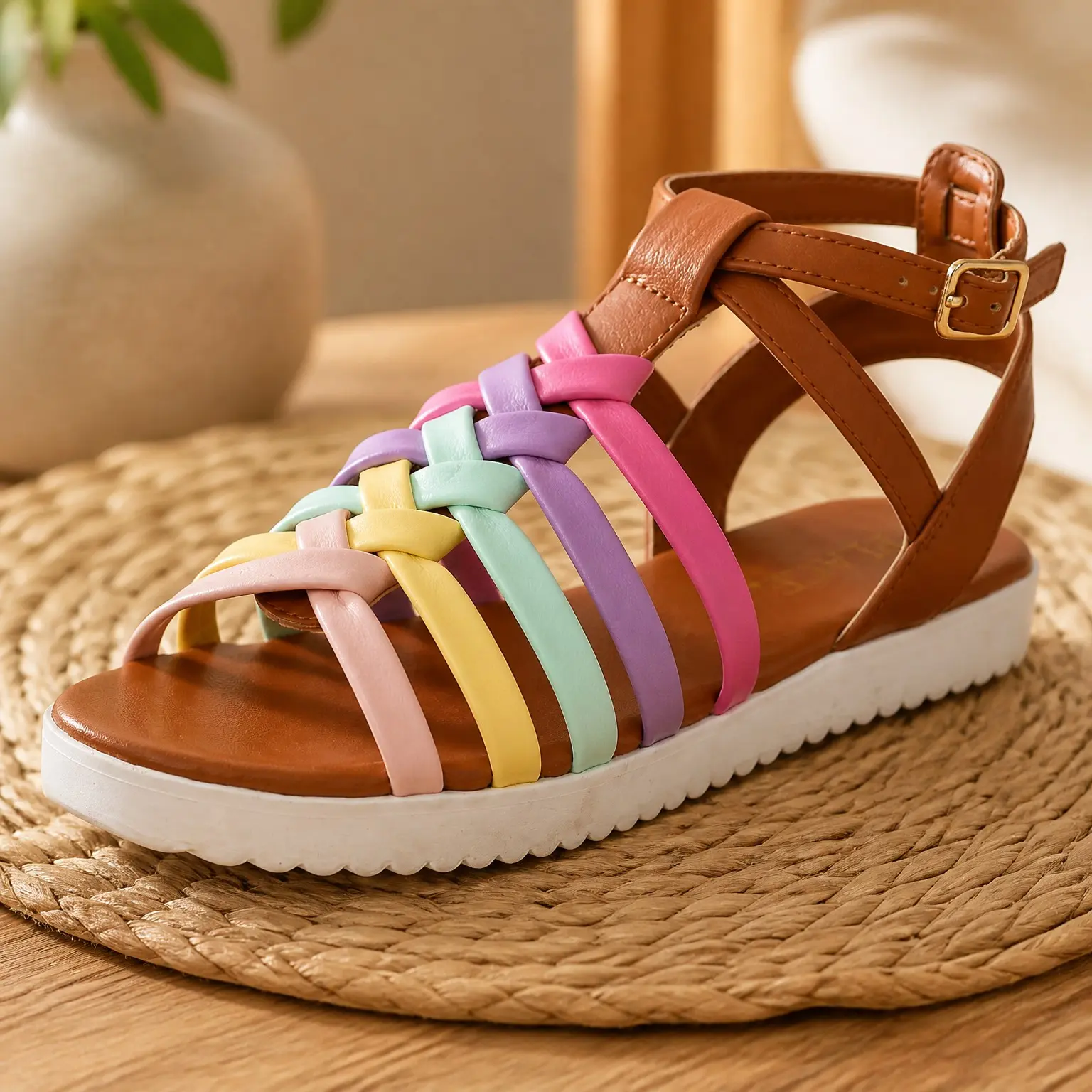 Girls Gladiator Sandals(Gift)