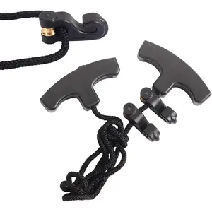 Archery Cocking Devices Double T Handle Crossbow Cocking Rope Crossbow Pull Cord Rope Cocker String Puller Assist Tool for Crossbow Hunting-Works with All Crossbows