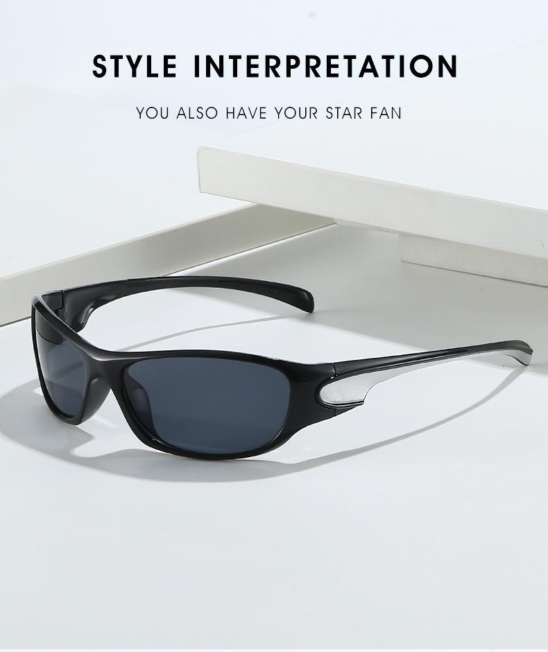 Vintage Unisex Y2K Green Translucent Sports Wrap Sunglasses Festival Outdoor Trendy Protective Eyewear Lightweight Durable Stylish Frames