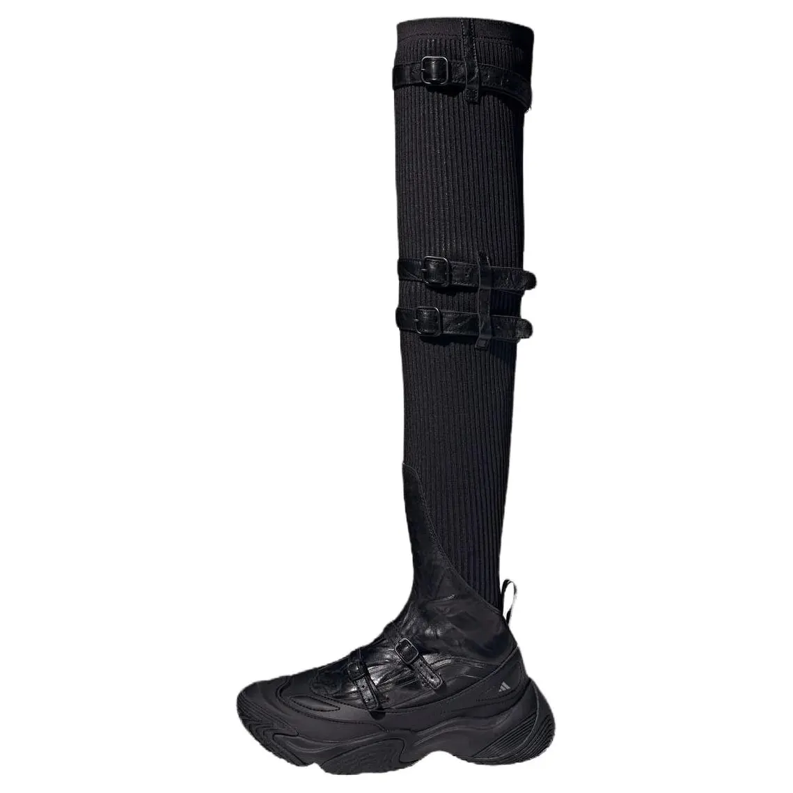 adidas FOS Top Layer Cowhide Comfortable Futuristic Over-The-Knee Boots JQ9382