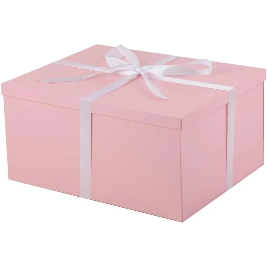 1 count    box with  16.5×13×8 Inches  boxes for presents,Birthday Box (include Ribbon, Paper Shred Filler  Card & Envelopes)