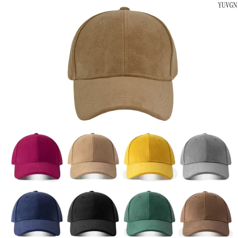 Unisex Multi-Pack Solid Plain Baseball Cap - Minimalist Curved Brim Dad Hat with Adjustable Strap, Blank Casual Headwear for Daily Wear, Outdoor Sports