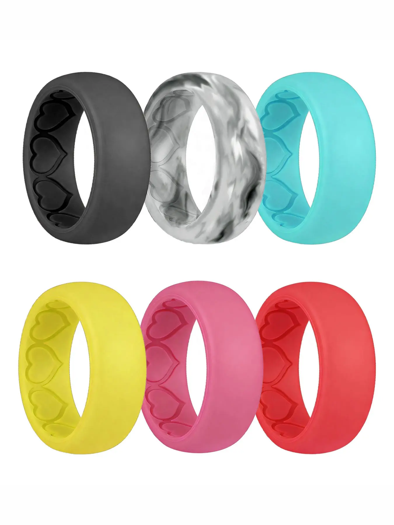 Silicone Ring, Fashion Jewelry Design for Party, Daily Clothing Decor, Trendy All-match & Exquisite Jewelry for Birthday Gift