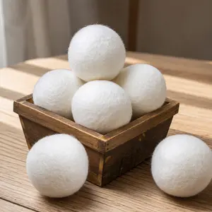 Reusable Dryer Balls 12-Pack, Eco-Friendly Dryer Sheets Alternative for Energy Saving & Anti-Wrinkle, Durable Fabric Softener Replacement, Safe for All Dryers
