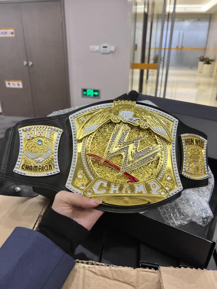 95cm Wrestler Championship Gold Belt Action Figure Characters Occupation Wrestling Gladiators Belt Anime Figure Toys Boy Gifts
