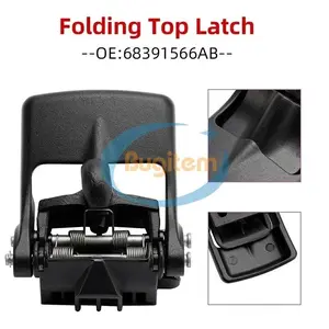 1PCS Folding Top Latch for Jeep Wrangler 2018-2024 Replacement Soft Top Bracket Black 68391566AB 68391566AA