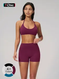Creamy Soft Breathable Yoga Set, Stretchy Casual Yoga, Quick-Dry Running Fitness Wear for Women, Comfortable Exercise Clothing, Sporty Style Clothes