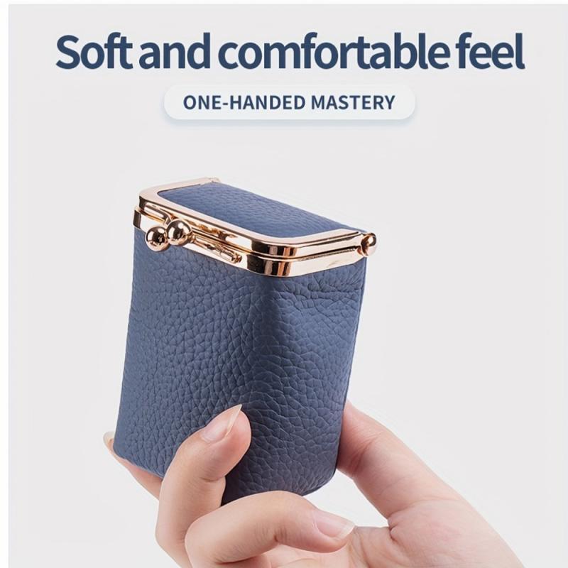 New lychee-pattern lipstick bag, high-end lipstick storage bag, convenient multi-functional compact coin purse, multi-purpose storage bag, a perfect gift for your girlfriend or mom