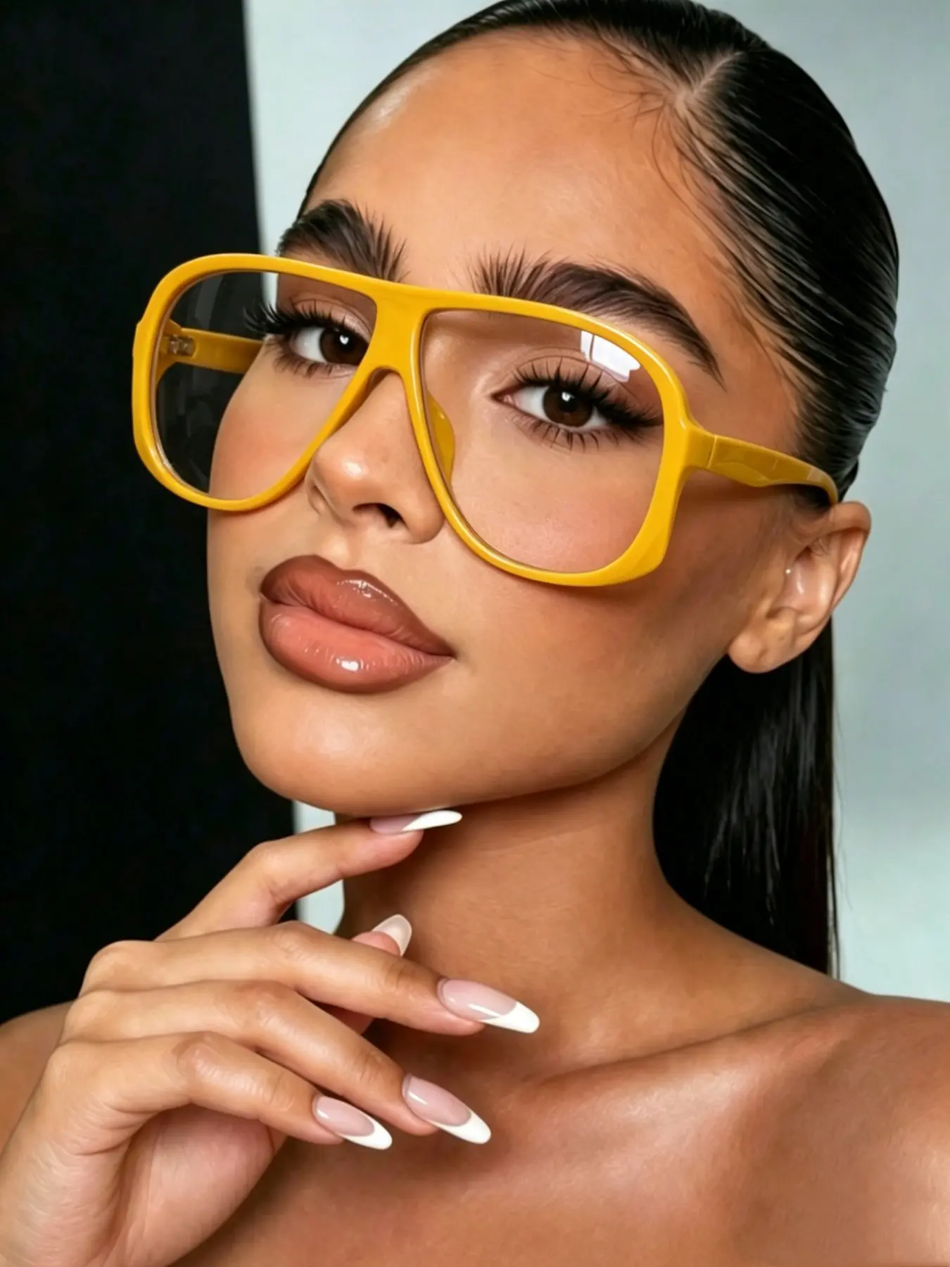 New Fashion Retro Full Frame Glasses, Unisex High-Quality Trendy Decorative Eyewear, Trending Glasses, Perfect for Daily Use, Parties, Street Style, Trendy Casual Glasses, Fashionable Frames Glasses
