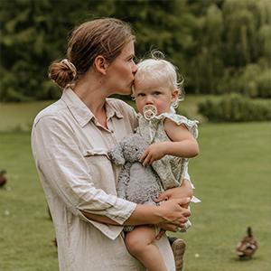 SilkySoft Silicone Baby Pacifier 4-Pack Snowflake Dream |   Made in Denmark |   BPA-Free (0-6 Months)