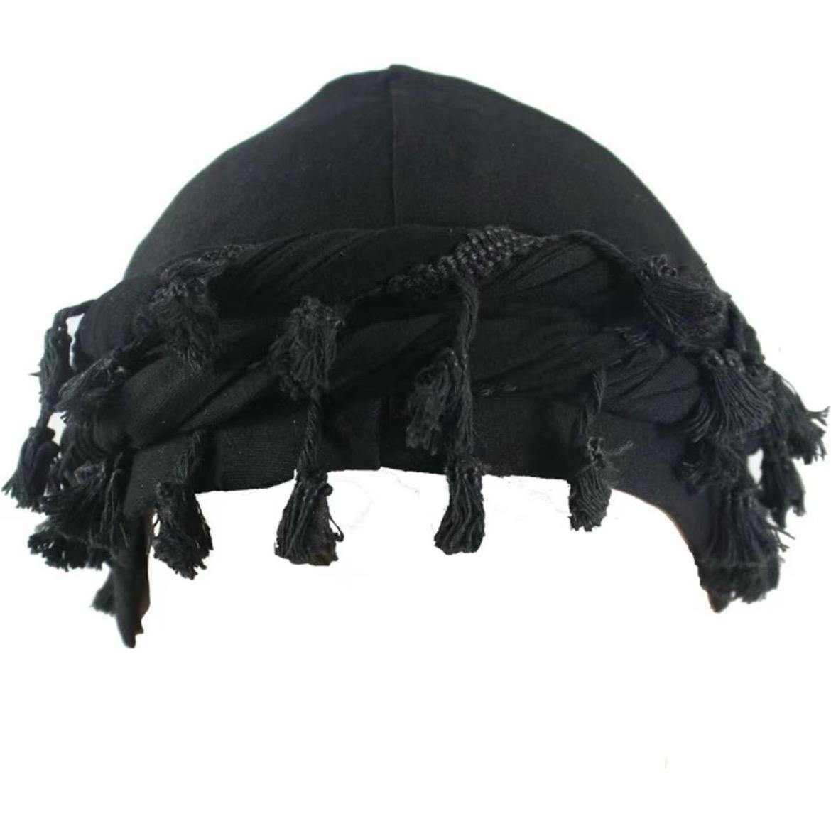 Stylish Vintage Twist Head Wrap for Women and Men - Luxurious Satin-Lined Turban Cap with Halo Design