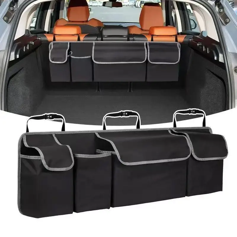 Car Trunk Organizer Bag, Foldable Car Storage Bag, Oxford Fabric, Efficient Vehicle Organization, Durable & Space-Saving Design