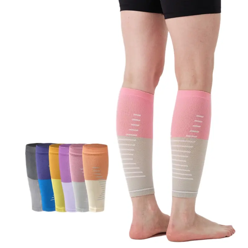 Professional Graduated Compression Calf Sleeves Knitted Thermal Warm Breathable Leg Support Shock Absorption Protector for Men Women Running Basketball Hiking Training