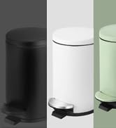 Glass Qtip Holder Dispenser - 10 oz Clear Canister Apothecary Jar, Bathroom Vanity Storage Organizer Set for Cotton Swabs, Pads, Floss Picks, Small Contain