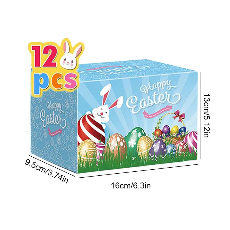 12pcs/set Prefilled Easter Eggs Easter Basket Stuffers Colorful Filled Easter Egg Gifts Easter Egg Fillers for Kids Toddlers