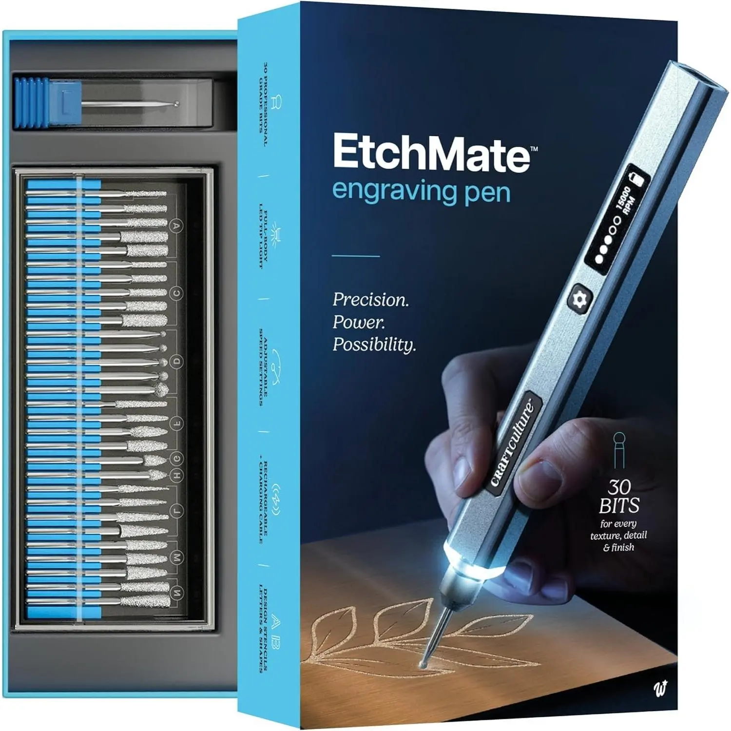 EtchMate Engraving Pen for Metal, , Glass, Plastic &  Materials | Cool Birthday  Ideas - Engraver Pen Tool - Teen Boy Gifts -  Gifts for Women, Teenage Girl -  Kits for Adults